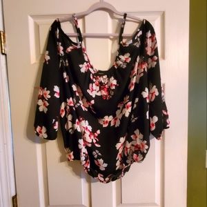 Torrid Size 2 Cold shoulder Blouse